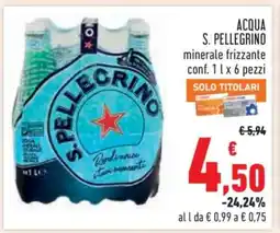 Conad ACQUA S. PELLEGRINO offerta