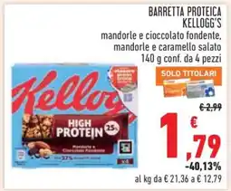 Conad Barretta Proteica Kellogg's offerta