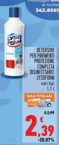 Conad LYSOFORM offerta