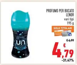 Conad Profumo per bucato Lenor offerta