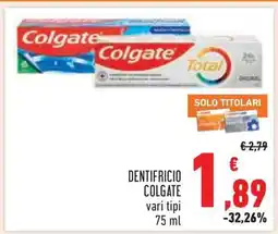 Conad DENTIFRICIO COLGATE offerta