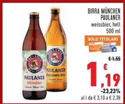 Conad BIRRA MÜNCHEN PAULANER offerta