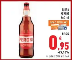 Conad Birra Peroni offerta