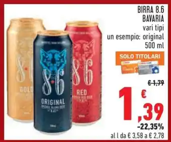 Conad BIRRA 8.6 BAVARIA offerta