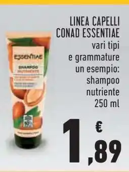 Conad LINEA CAPELLI CONAD ESSENTIAE offerta