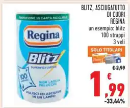 Conad BLITZ, ASCIUGATUTTO DI CUORI REGINA offerta