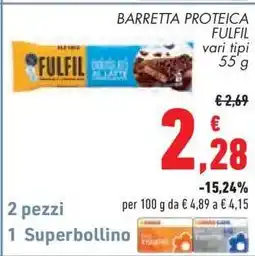 Conad BARRETTA PROTEICA FULFIL offerta