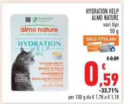 Conad HYDRATION HELP ALMO NATURE offerta