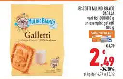 Conad Biscotti Mulino Bianco Barilla offerta
