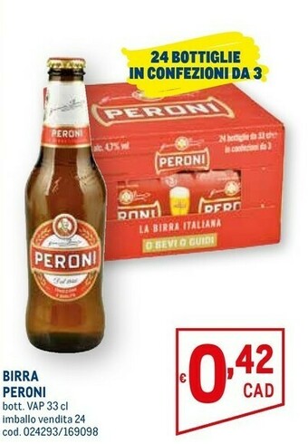 Metro Birra offerta