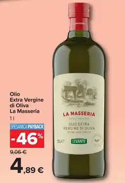 Carrefour Market Olio Extra Vergine di Oliva La Masseria offerta