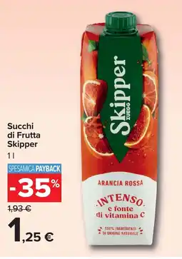 Carrefour Market Succhi di Frutta Skipper offerta