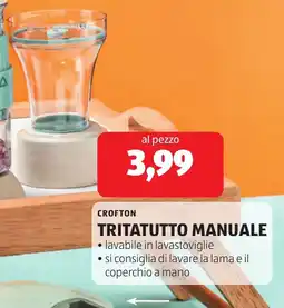 ALDI Crofton tritatutto manuale offerta