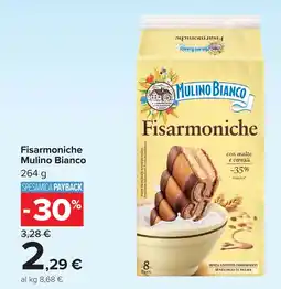 Carrefour Fisarmoniche Mulino Bianco offerta