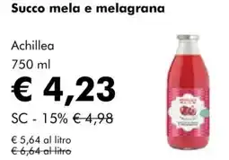 NaturaSì Succo mela e melagrana Achillea offerta