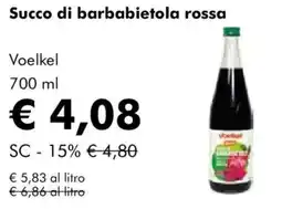 NaturaSì Succo di barbabietola rossa Voelkel offerta