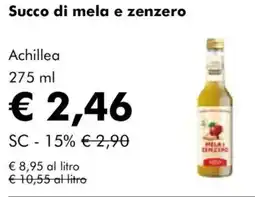 NaturaSì Succo di mela e zenzero Achillea offerta