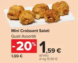 Carrefour Market Mini Croissant Salati offerta