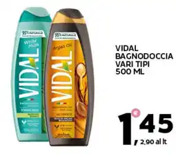 Extra Supermercati Vidal bagnodoccia offerta
