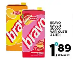 Extra Supermercati Bravo rauch succo offerta
