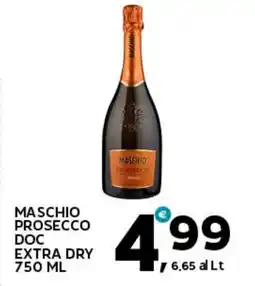 Extra Supermercati Maschio prosecco doc extra dry offerta