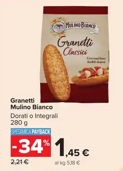 Carrefour Market Granetti Mulino Bianco offerta
