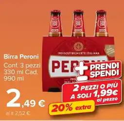 Carrefour Market Birra Peroni offerta
