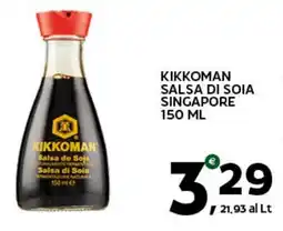 Extra Supermercati Kikkoman salsa di soia singapore offerta