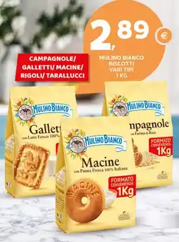 Extra Supermercati Mulino bianco BISCOTTI VARI TIPI 1KG offerta
