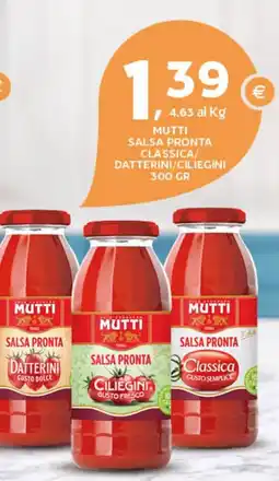 Extra Supermercati Mutti salsa pronta classica/ datterini/ciliegini offerta