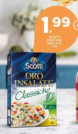 Extra Supermercati Scotti riso oro insalate offerta
