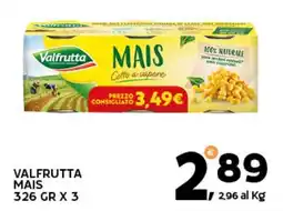 Extra Supermercati Valfrutta mais offerta
