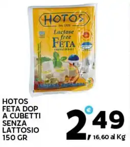 Extra Supermercati Hotos feta dop a cubetti senza lattosio offerta