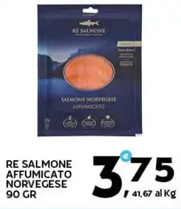 Extra Supermercati Re salmone affumicato norvegese offerta