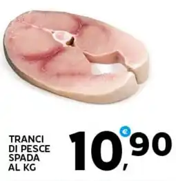 Extra Supermercati Tranci di pesce spada al kg offerta