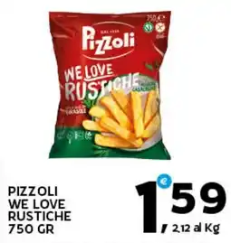 Extra Supermercati Pizzoli we love rustiche offerta