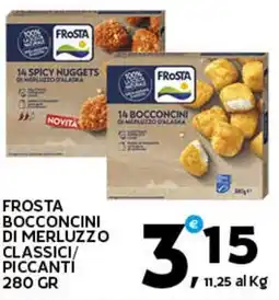 Extra Supermercati Frosta bocconcini di merluzzo classici/ piccanti offerta