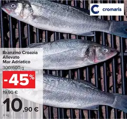 Carrefour Market Branzino Croazia Allevato Mar Adriatico offerta