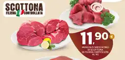 Extra Supermercati Muscolo/spezzatino di scottona di filiera certificata offerta