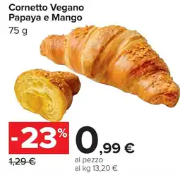 Carrefour Market Cornetto Vegano Papaya e Mango offerta