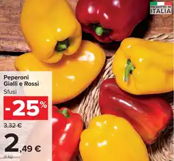 Carrefour Market Peperoni Gialli e Rossi offerta