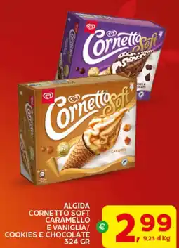 Extra Supermercati Algida cornetto soft caramello e vaniglia/ cookies e chocolate offerta
