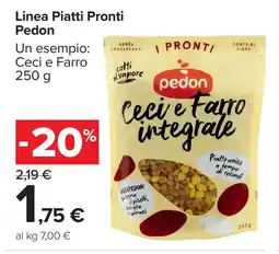 Carrefour Market Linea Piatti Pronti Pedon offerta