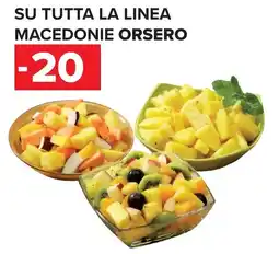Carrefour Market Su tutta la linea macedonie orsero offerta