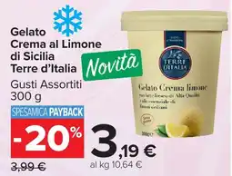 Carrefour Market Gelato Crema al Limone di Sicilia Terre d'Italia offerta