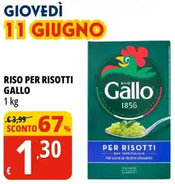 Tigros Riso per risotti GALLO offerta