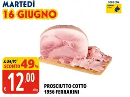 Tigros Prosciutto cotto 1956 FERRARINI offerta