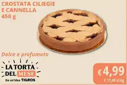 Tigros Crostata ciliegie e cannella offerta