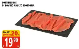 Tigros Sottilissime di bovino adulto scottona offerta