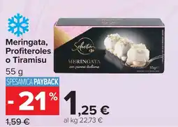 Carrefour Market Meringata, Profiteroles o Tiramisu offerta